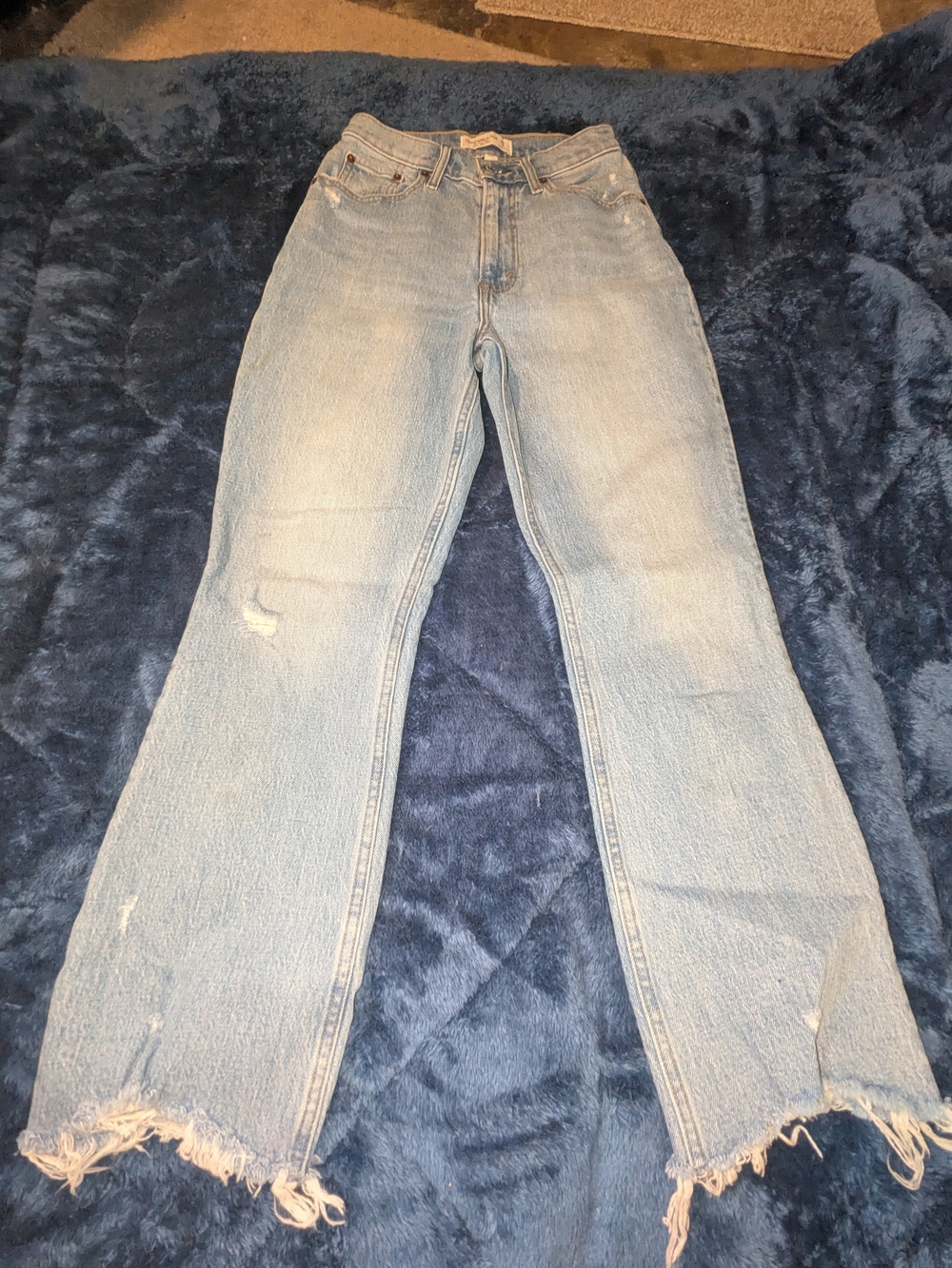 Abercrombie & Fitch Light Blue Flared Jeans